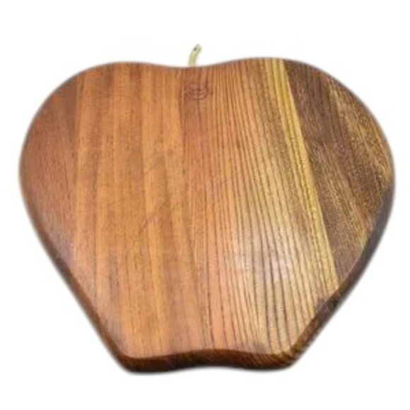MCM Vintage 1960's Fred Press Cheese Board Apple Design Charcuterie Board - Picture 5 of 8